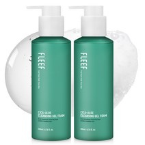 플리프 시카 알로에 여드름 완화 약산성 클렌징 젤 폼, 2개, 200ml
