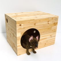 라뜰리에드보아 걍집 원목 강아지 하드하우스