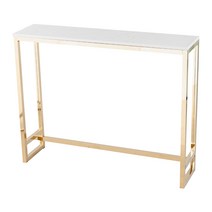 뷰티풀스페이스 천연대리석 콘솔 화장대 장식장 CS-12 1000 x 250 x 800 mm, 프레임(골드밀러), 상판(아리스톤)