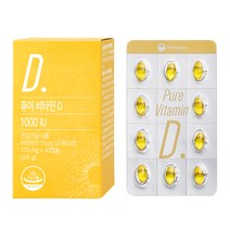 뉴트리모어 퓨어 비타민 D 1000 IU 3.9g, 30정, 1개