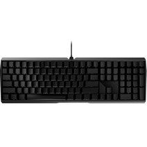 CHERRY MX BOARD 3.0S 기계식 갈축 키보드 + 높이조절 고무패드, G80-3870LXAKR-2, 블랙(갈축)