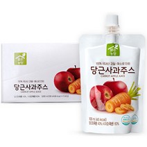 맑은농장 당근사과주스, 100ml, 10개