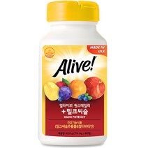 얼라이브 원스데일리 멀티 비타민 + 밀크씨슬 42.8g, 60정, 1개