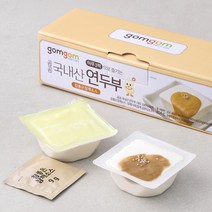 곰곰 국내산 연두부 + 참좋은참깨소스, 6개입