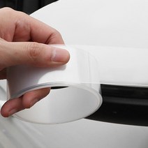 오토크루 자동차 민무늬 PPF 도어엣지 문콕 방지 필름 3cm, 투명, 1개