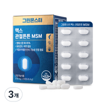 그린몬스터 맥스 관절튼튼 MSM, 90정, 3개, 90정