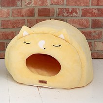 더플래 쿨쿨냥 고양이 숨숨집 하우스, 옐로우