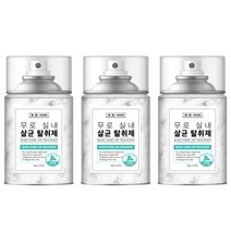 무로 실내 에어컨 살균 탈취제 민트향, 155g, 3개