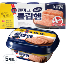 농심 덴마크 튤립 햄 클래식, 600g, 5세트