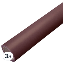 솔로몬샵 무광 양면 종이롤 포장지 50g, 자주, 3개