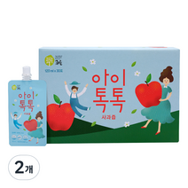 아이톡톡 사과즙 스파우트 120ml x 30p, 사과, 3600ml, 2개