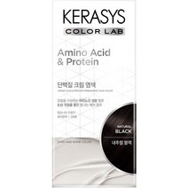 케라시스 단백질 크림 염모제 120g, 내추럴블랙, 1개