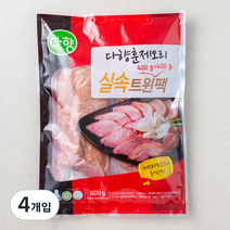 다향오리 훈제오리 실속트윈팩, 400g, 4개입