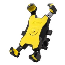 에이스피드 원터치 자전거 휴대폰 거치대 B56, 옐로우, 1개
