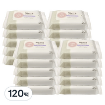 하늘선물 미니 물티슈, 20매, 120팩