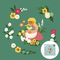 아트조이 물감 2배 DIY 명화그리기 30 x 30 cm, 하이디의 정원 그린