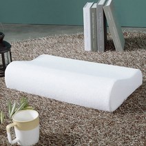 파미지오 웨이브 3D입체 메모리폼베개, 화이트, 상세 설명 참조