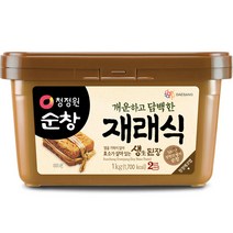 청정원순창 개운하고 담백한 재래식 생된장, 1kg, 1개