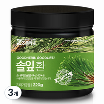 조은약초 프리미엄 솔잎환, 220g, 3개