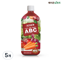 메이준뉴트리 NFC 착즙 비엣퓨어 ABC 주스, 1000ml, 5개