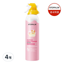 아토팜 키즈 휘핑 버블 클렌저 스트로베리, 4개, 200ml