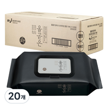 올곧은 프리미엄 유아물티슈 캡형, 70매, 20개