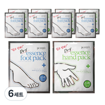 쁘띠페 드라이에센스 핸드 팩 5p + 풋 팩 5p, 6세트