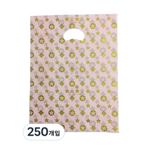 팩스타 펀칭 비닐 포장봉투 가로 25cm x 세로 35cm PE25, 핑크AA, 250개입