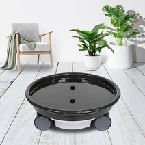 화분월드 원형 이동식 화분 받침대 모던 베이직, 8호