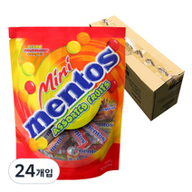 미니 멘토스 푸르티 츄잉캔디, 150g, 24개