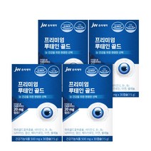 JW중외제약 프리미엄 루테인 골드 15g, 4개, 30정