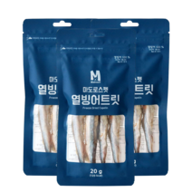 마도로스펫 열빙어트릿 동결건조간식 20g, 열빙어, 3개