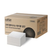 코멧 뽑아쓰는 테이블 냅킨, 흰색, 1박스, 4000매