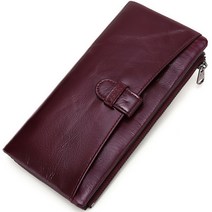 큐랑 빈티지 지퍼 장지갑