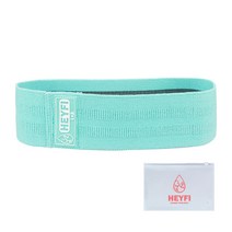 헤이피 스쿼트 힙밴드 Lv2+파우치, 해피민트