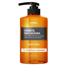 쿤달 퓨어 바디워시 바디클렌저 트로피컬망고향, 500ml, 1개
