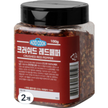 ADDCOOK 크러쉬드레드페퍼, 100g, 2개