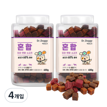닥터도기 져키 반려견 간식, 혼합맛, 4개입