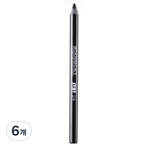 우드버리 스테이24 아이라이너, 6개, 블랙