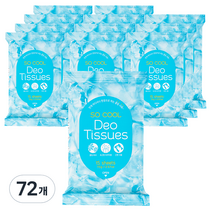 프레티 쏘 쿨 데오 클렌징 티슈, 72개, 15개입