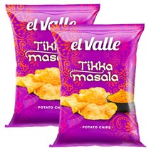 엘바에 티카 마살라 감자칩, 120g, 2개