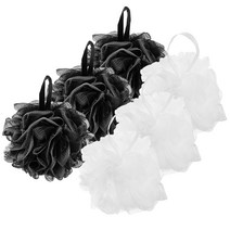 코멧 홈 빅 샤워볼 6p 세트, 화이트3p+블랙3p, 1세트