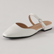 착한구두 여성용 몬테즈 플랫 스트랩 뮬 MLLTS1d087