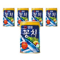 샘표 꽁치 통조림, 400g, 5개