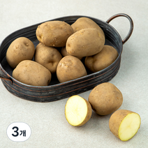 국내산 감자(중), 1kg, 3개