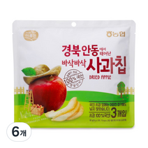 농협 사과칩, 20g, 6개