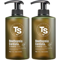 TS 어성초 탈모샴푸, 500g, 2개