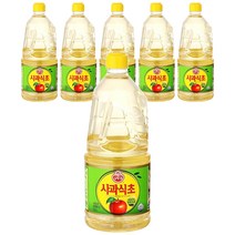 오뚜기 사과식초, 6개, 1.5L