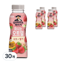 퀘이커 마시는 오트밀 봄 딸기, 50g, 30개