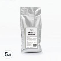 바스참 사해소금 내추럴 가는입자 리필용, 1kg, 5개